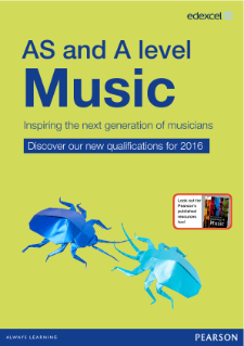 A level Music Subject Guide Brochure